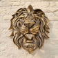 🦁Rare Find-Large Lion Head Wall Mounted Art Sculpture🎁