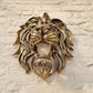 🦁Rare Find-Large Lion Head Wall Mounted Art Sculpture🎁