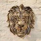 🦁Rare Find-Large Lion Head Wall Mounted Art Sculpture🎁