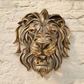 🦁Rare Find-Large Lion Head Wall Mounted Art Sculpture🎁