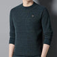 🎁Mäns varma mysiga fodrade crewneck -topp - idealisk gåva💝