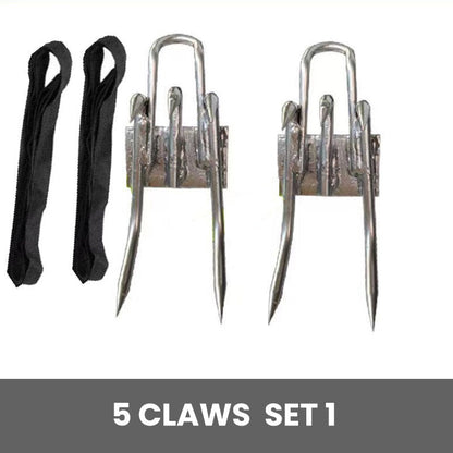 🔥Set med halkfria skor för utomhusbruk i trädklättring med kattklo