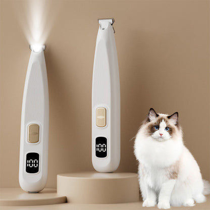 🔥🎁Nyhet 50 % RABATT🔥Husdjurs effektiv säkerhet rakapparat med LED-ljus