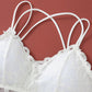 Set med bralette i spets och trosor för kvinnor