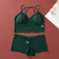 Set med bralette i spets och trosor för kvinnor