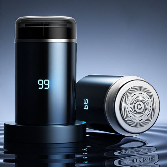 ✨ Fickstorlek⚡ Vattensäker elektrisk rakapparat för män