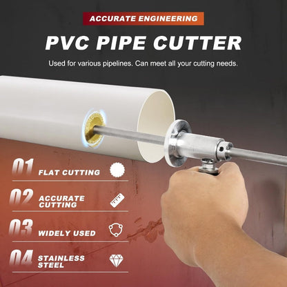 🔥 PVC-rörskärare med skärhjul 🔧⚡ ✂️ Professionell skärkapacitet i hårda material 💎 Vass skärhjul för att säkerställa precision 🚿 Perfekt för VVS-projekt