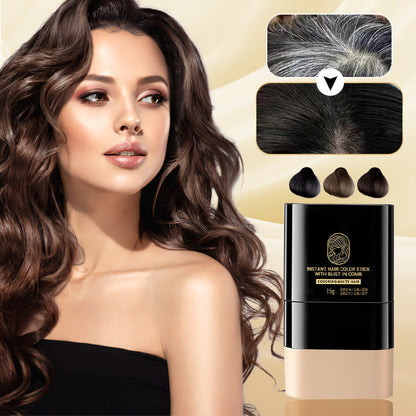 💖Omedelbar hårfärg sticka med inbyggd kam😍