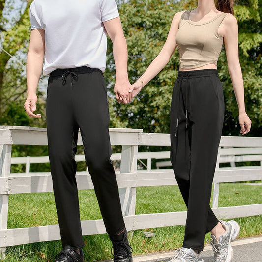 Unisex kylande snabbtorkande byxor med dragsko