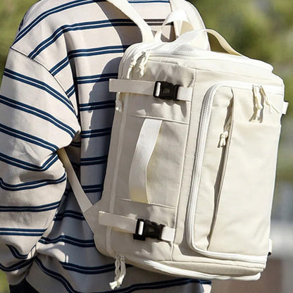 Box-stil ryggsäck med stor kapacitet för bagage