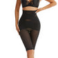 Mesh High Waist Tummy Control Boyshorts för kvinnor