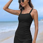 💥Sista dagen specialrea 49% RABATT🩱 Dam vintage magkontroll tvådelade tankini baddräkter