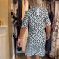 ✨Fånga sommarkänslan i vårvinden✨👗NYHET! Skjortkrage Geometrisk Print Kortärmad Klänning