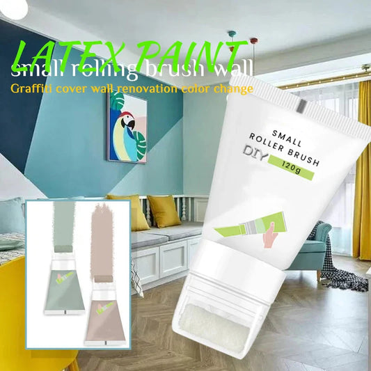 🔥🏠Graffiti täcka väggrenovering färgförändring liten rullande borste vägg latexfärg✨