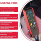 Digital SMD Tester med 6000 Räkningar och Automatisk Områdesval