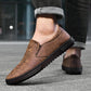 Slippers i PU-läder för män Casual Loafers