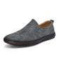 Slippers i PU-läder för män Casual Loafers
