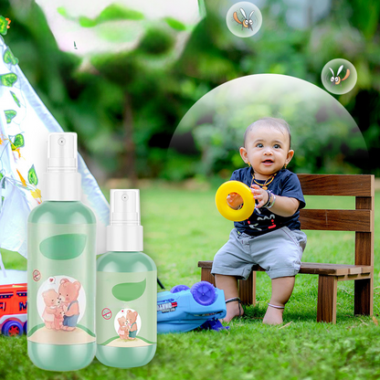 Bärbar långvarig myggavvisande spray