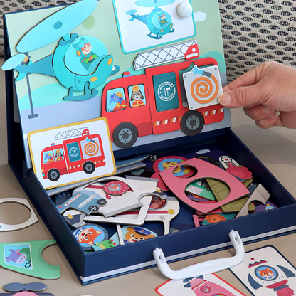 Magnetisk Utklädningslek med Olika Teman