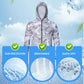 Utomhus Solskydd Camouflage Hooded Långärmad Jacka med hel dragkedja