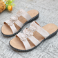 Blommiga Slip-in Sandaler för Dam