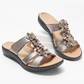 Blommiga Slip-in Sandaler för Dam