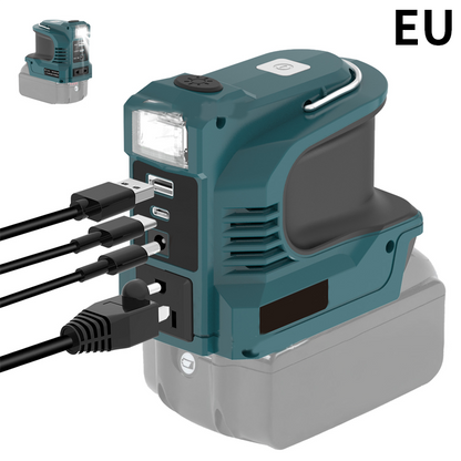 🔌🚗Släpp lös kraften när som helst, var som helst! Kompakt DC/AC-växelriktare – perfekt för utomhusbruk, sommarstugor, husbilar och äventyr!