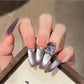 Glitter Long Press On Nails