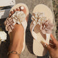 🌸Damernas Halksäkra Strand Sandaler med Blomdetaljer💖