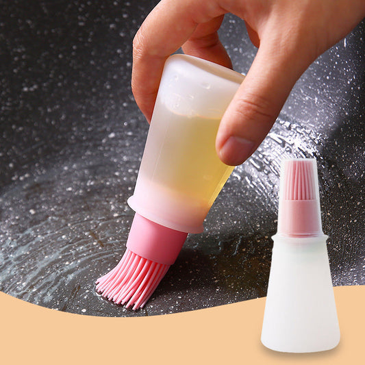 Återanvändbar Oljeflaska med Pensel