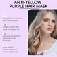 Anti-gul lila hårmask