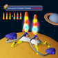 Raketkastare leksaker med fotpump för barn