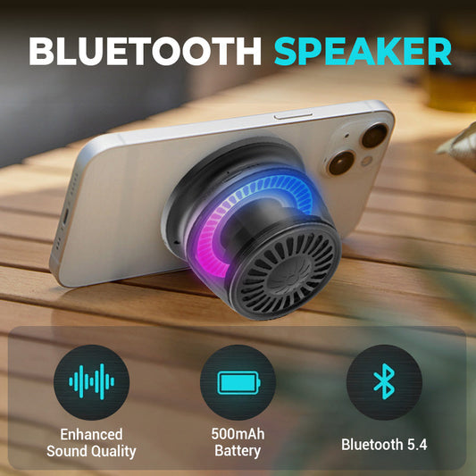 Magnetisk mini Bluetooth-högtalare med RGB-ljus