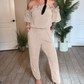 Off-shoulder Overall med Volangdesign