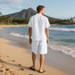 🏖️Summer Specials🌴 Andningsaktiv strandoutfit för män - kortärmad och shorts