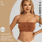 🌞Sommarförsäljning 50% OFF🔥👚Plus Size Strapless Front Buckle andningsbar bh