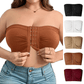 🌞Sommarförsäljning 50% OFF🔥👚Plus Size Strapless Front Buckle andningsbar bh
