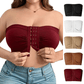 🌞Sommarförsäljning 50% OFF🔥👚Plus Size Strapless Front Buckle andningsbar bh