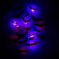 🦇 Skapa en magisk Halloweenkänsla hemma – 3D LED-vägglampa i fladdermusdesign