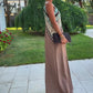 Vintage Chic Overall med Djup V-ringning