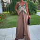 Vintage Chic Overall med Djup V-ringning