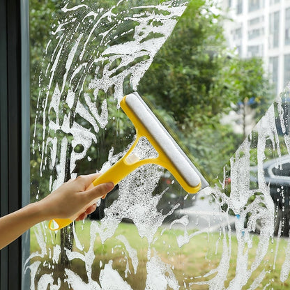 🧼 KÖP 2 – FÅ 1 GRATIS! Spraya, skrubba och torka i ett – 3-i-1 fönsterputsare för flera ytor utan ränder
