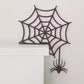 Halloween spindeldekoration för dörr och vägg