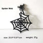 Halloween spindeldekoration för dörr och vägg