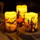 🦇 3St Halloween batteridrivna flamlösa LED-ljus