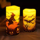 🦇 3St Halloween batteridrivna flamlösa LED-ljus