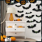 🦇 50% rabatt 🎃 Halloween 3D fladdermus dekorativa klistermärken Set