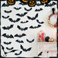 🦇 50% rabatt 🎃 Halloween 3D fladdermus dekorativa klistermärken Set