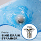 Pop-up-avloppssil för tvättställ i badrum