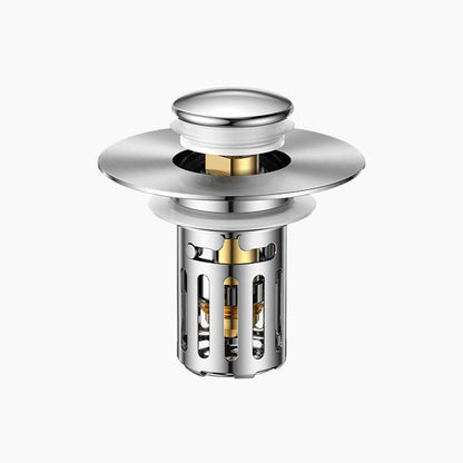 Pop-up-avloppssil för tvättställ i badrum